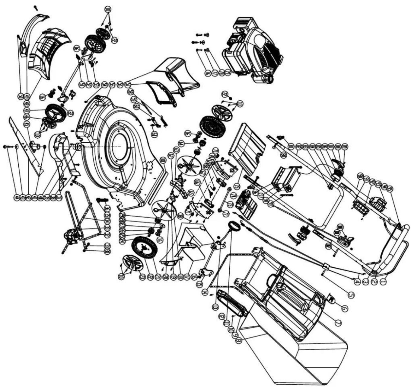 Lumag BRM-510 - BAUTEILE DER MASCHINE - 1