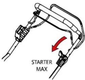 Lumag BRM-510 - Alternative 1: Manuelles Starten mit dem Reversierstarter - 2