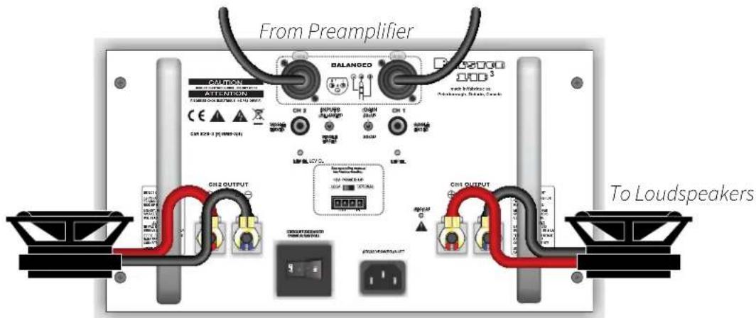 Bryston 14B3 - Connecting Audio Inputs - 1