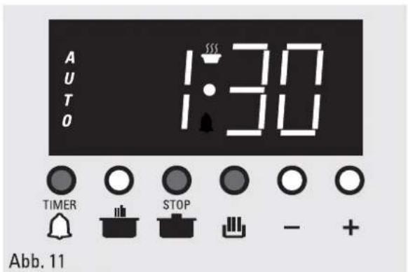 Domatix BO 6507 TX - „DAUER“ einstellen (Halbautomatik-Betrieb): - 1