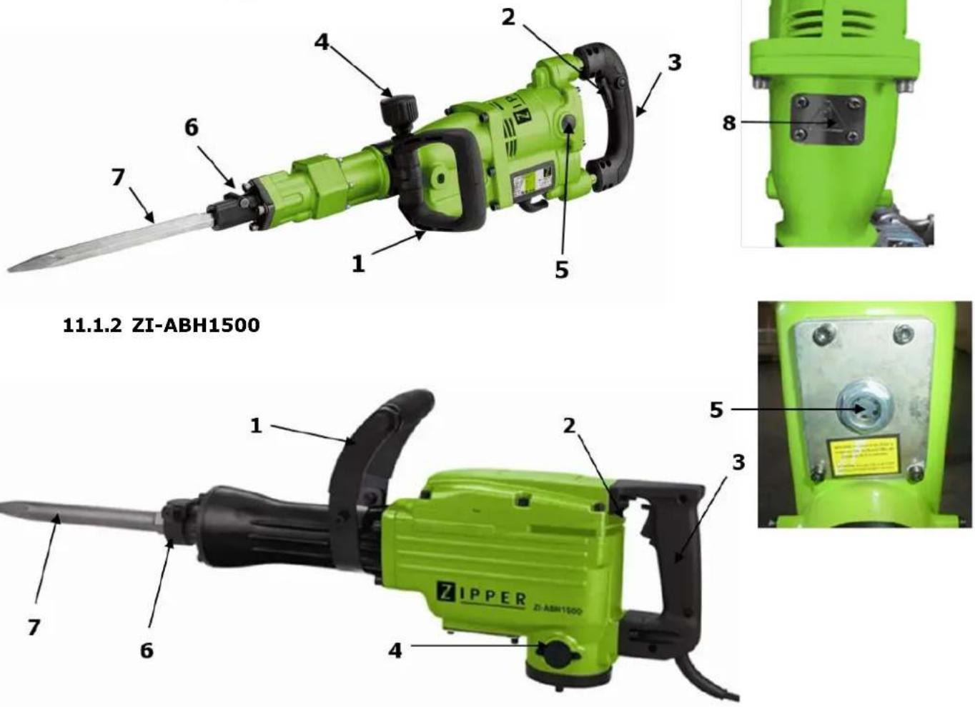 Zipper ZI-ABH1050 - Components - 1