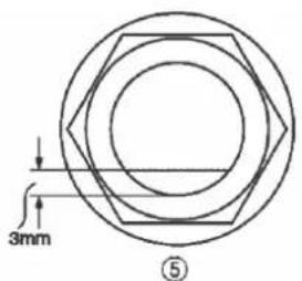 3mm ⑤