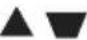 BENQ W1300 - Up cursor/Keystone (/) - 1