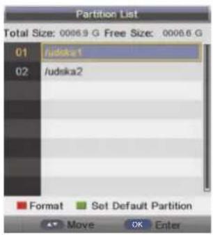 Cello C20230F - Set default partition - 1