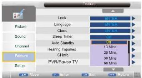 Cello C20230F - Sleep Timer - 2