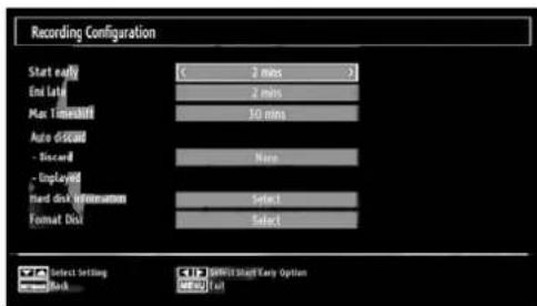 Luxor LED22EL - Recording Configuration - 1