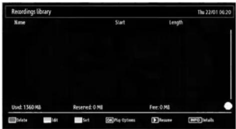 Luxor LED22EL - Recordings Library - 1