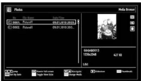 Luxor LED22EL - Viewing Photos via USB - 1
