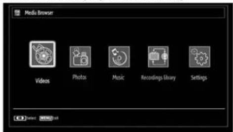 Luxor LED22EL - Media Playback Using Media Browser - 1