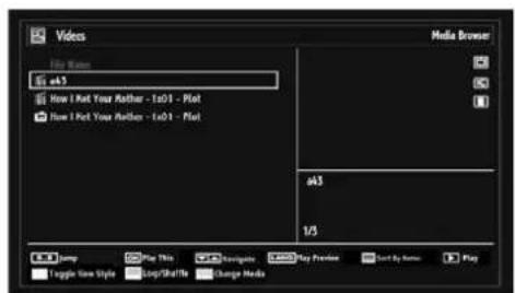 Luxor LED22EL - Media Playback Using Media Browser - 2