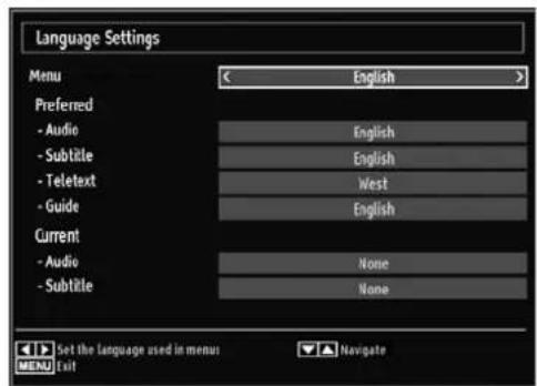 Luxor LED22EL - Configuring Language Preferences - 1