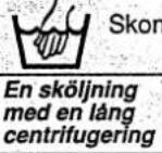 Cylinda 105 - Så tvättar man: Så väljer man program: - 12