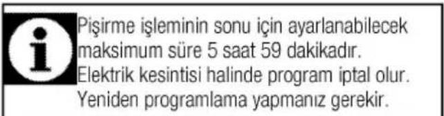 Arçelik 9546 CDB - Elektrikli fırının kapatılması - 2