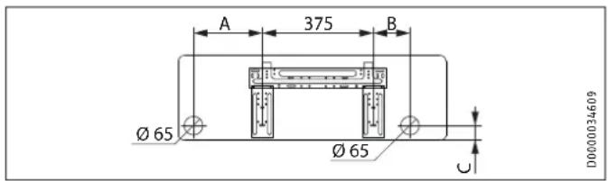A 375 B Ø 65 Ø 65 C D000034609