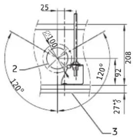 25 100 2 120° 120° 92 208 27+3 3