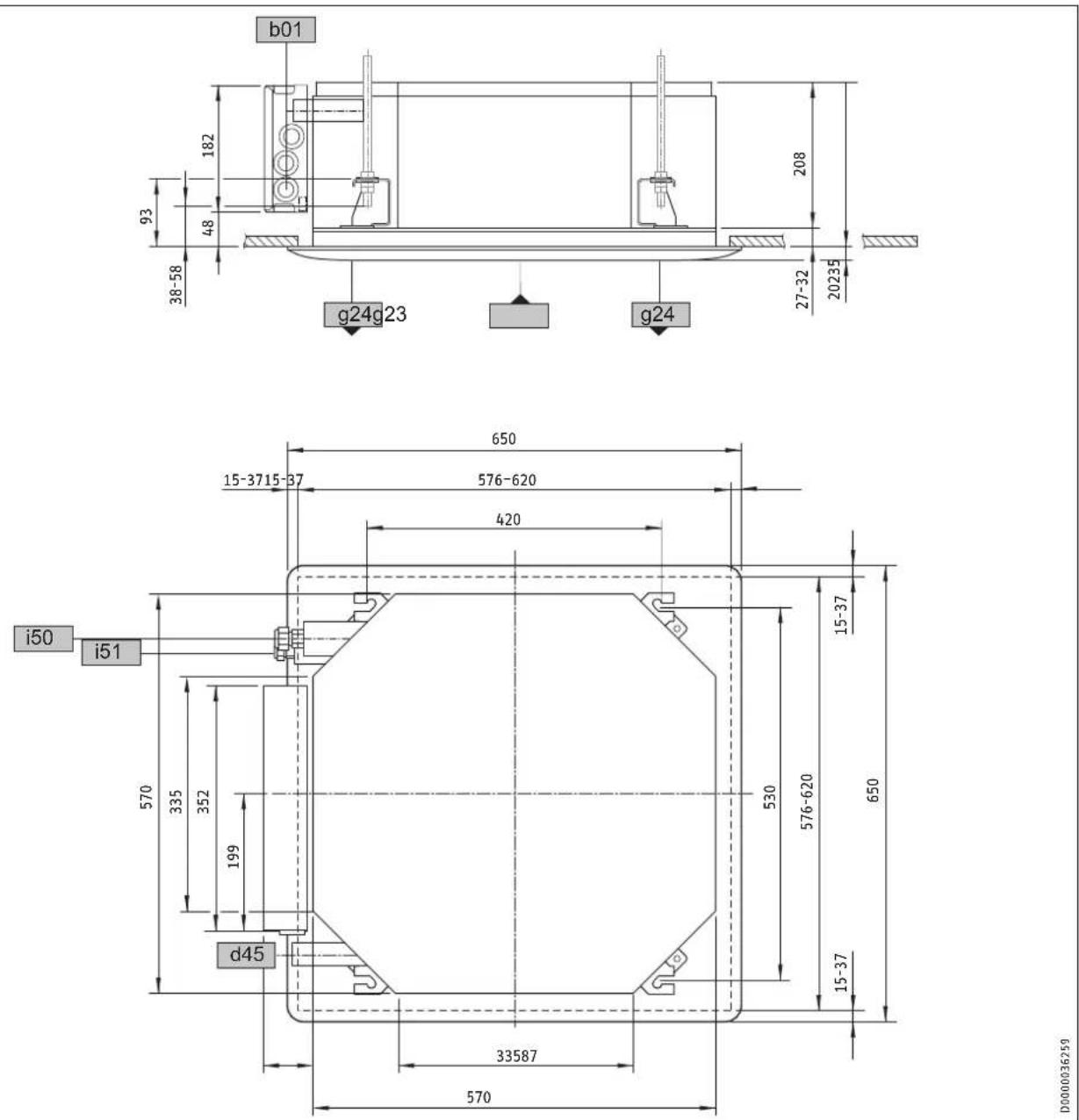 STIEBEL ELTRON ACK 25 premium2 - Maße und Anschlüsse - 1