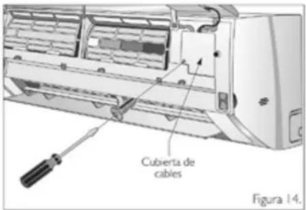 Haceb FS24 220 BL - Conexión de los cables de señal eléctrica de la unidad interior - 1