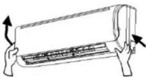 Ecron ECGW12000 - Extracción del filtro de aire - 1