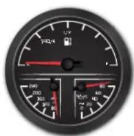 MASTERCRAFT X2 (2016) - 3-IN-1 ENGINE OIL PRESSURE GAUGE - 1