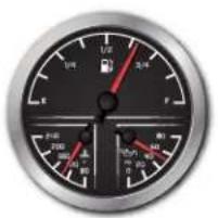 MASTERCRAFT X10 (2016) - 3-IN-1 ENGINE OIL PRESSURE GAUGE - 1