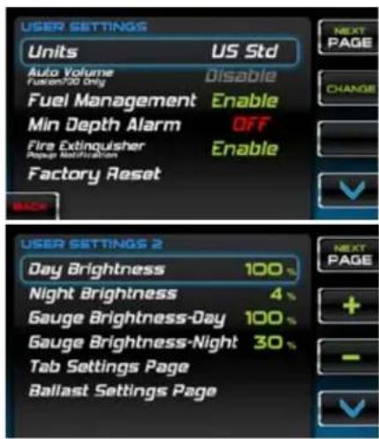 MASTERCRAFT NXT22 (2016) - User Settings Soft Key Commands - 1