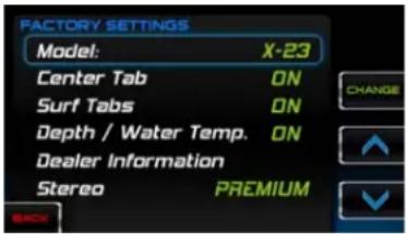 MASTERCRAFT NXT22 (2016) - Factory Settings - 1