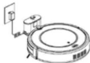 Technical diagram of a circular device with labeled components and connection points