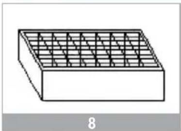 Simple line drawing of a rectangular grid-like structure with no text or symbols