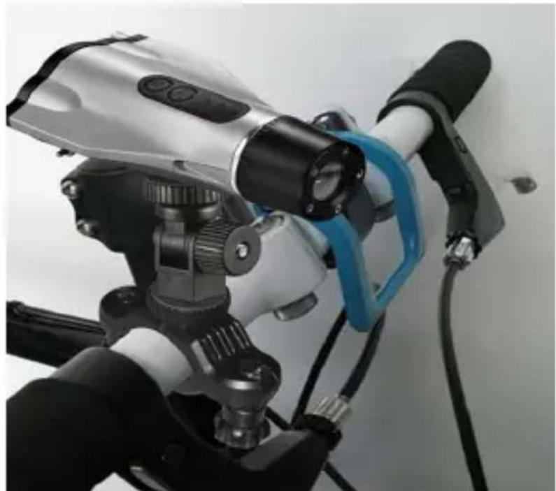 Quer KOM0558 - Mounting the camera on the bicycle / motorcycle: - 1