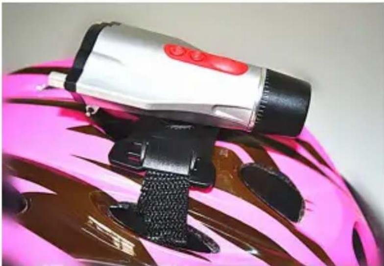 Quer KOM0558 - Mounting the camera on the top of the helmet: - 2