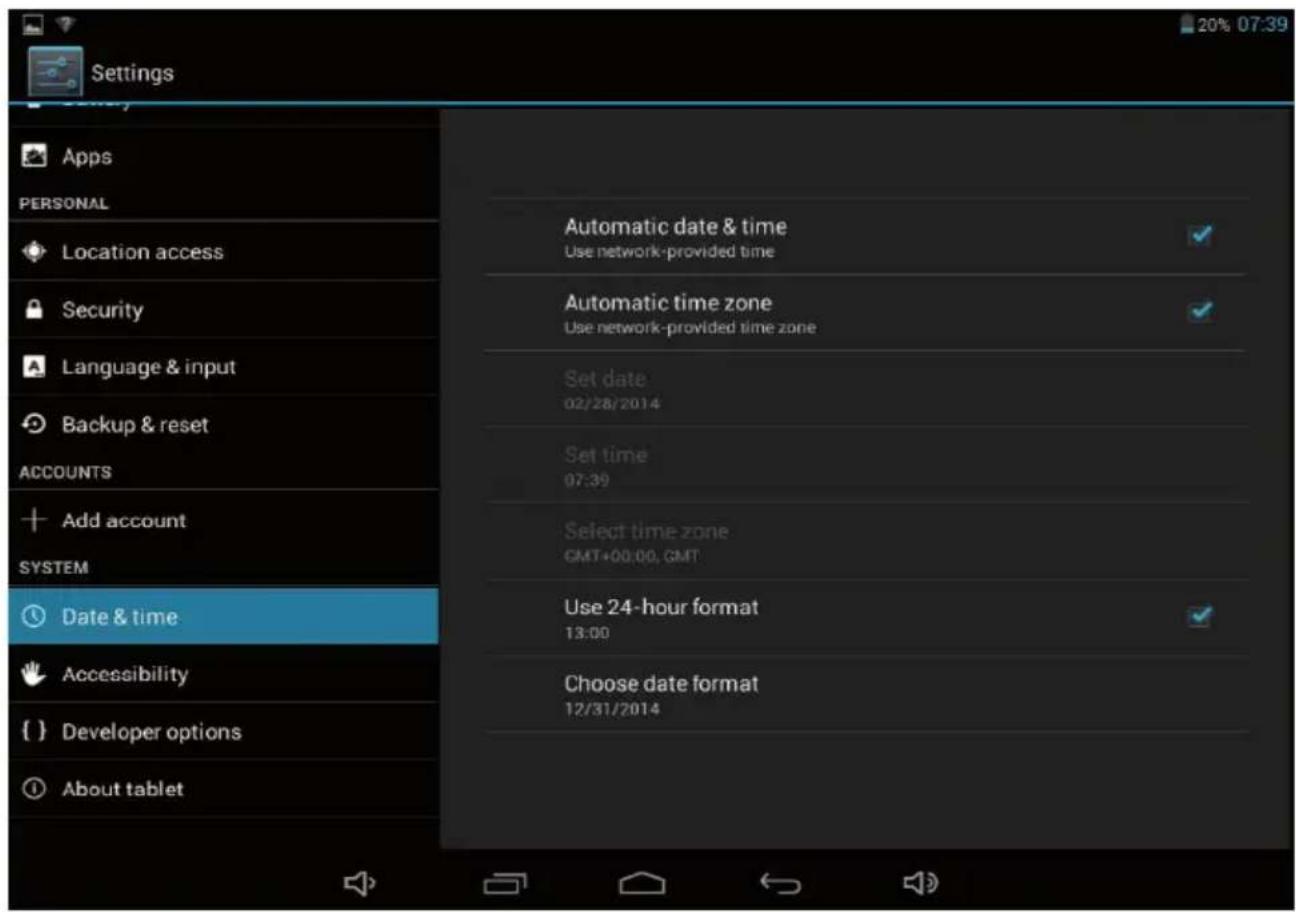 Quer KOM0701.1 - Settings - 1