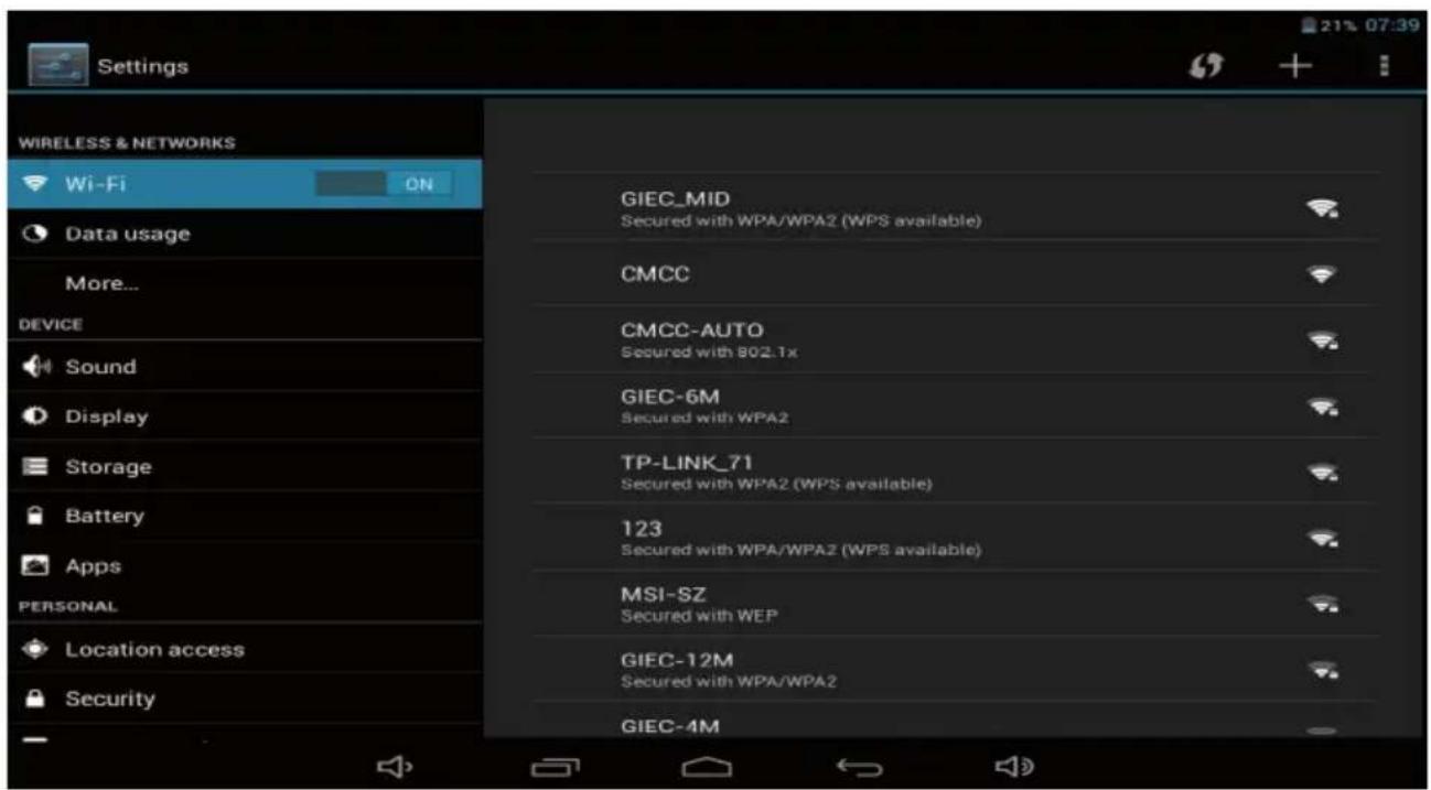 Quer KOM0701.1 - Porniti optiunea Wi-Fi - 1
