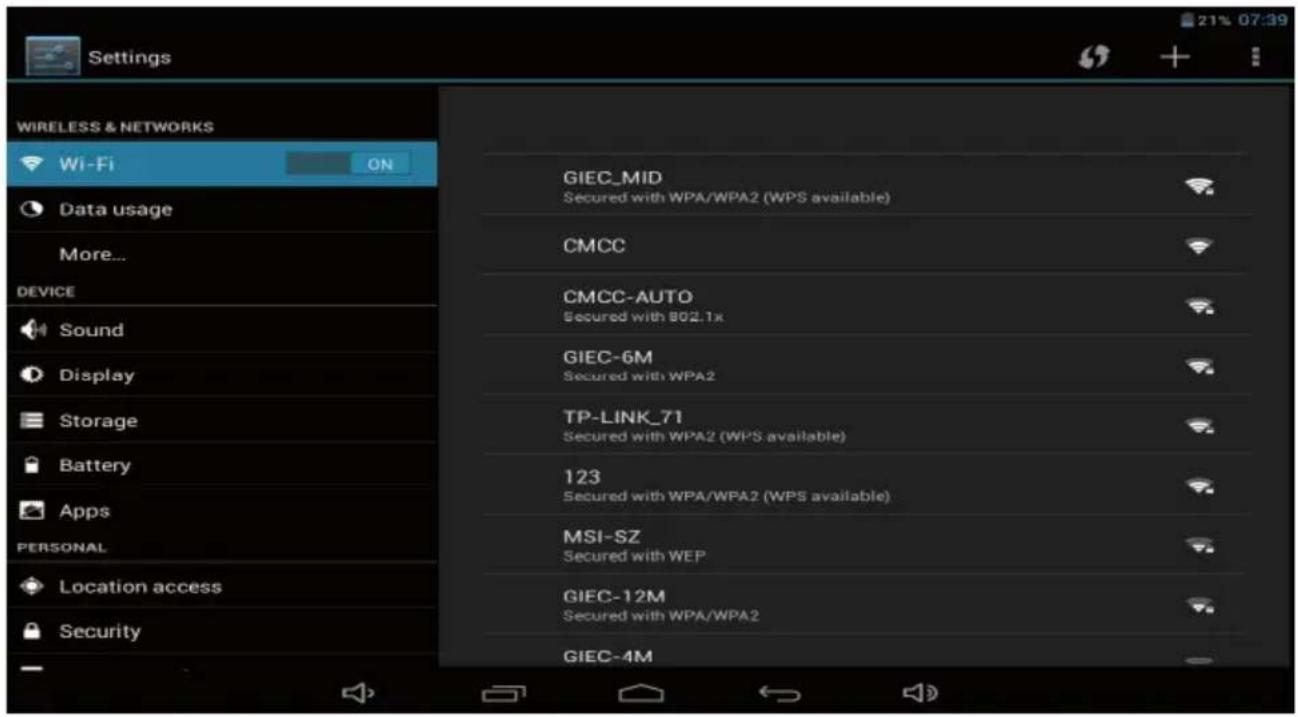 Quer KOM0701.1 - Turn on Wi-Fi - 1