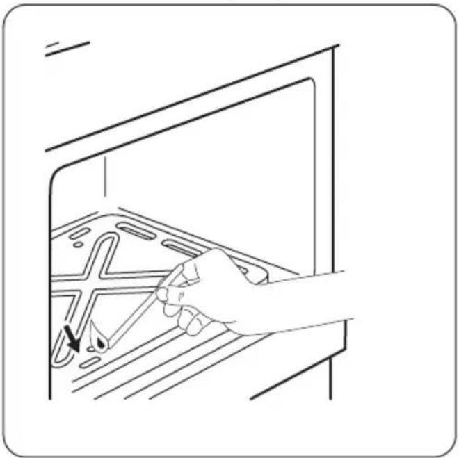 ZANUSSI ZOG21411XK - Aprinderea manuală: - 1