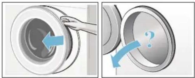 SIEMENS WM14U640 - Einfüllfenster öffnen. - 1