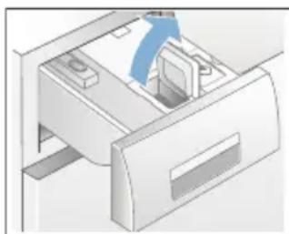 SIEMENS WM14U640 - Dosierbehälter befüllen: - 1