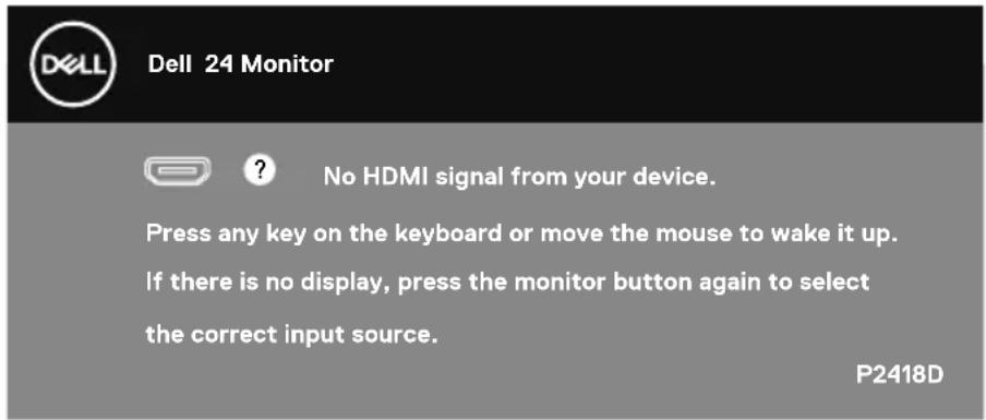 DELL Professional P2418D - OSD warning messages - 10