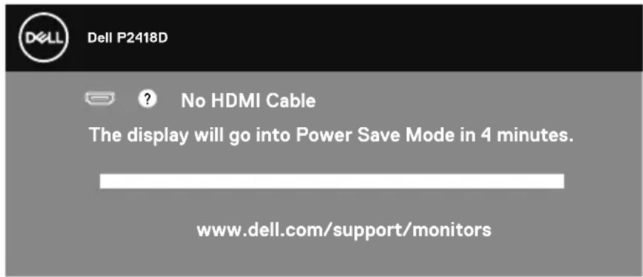DELL Professional P2418D - OSD warning messages - 7