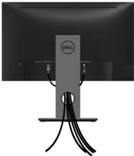 DELL Professional P2418D - Organizing cables - 1