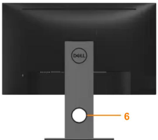 DELL Professional P2418D - Back View - 2