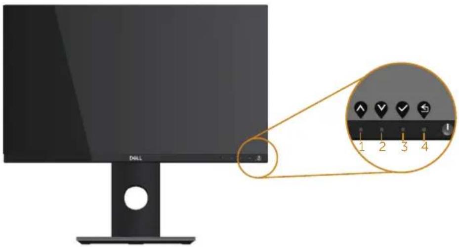DELL Professional P2418D - OSD controls - 1