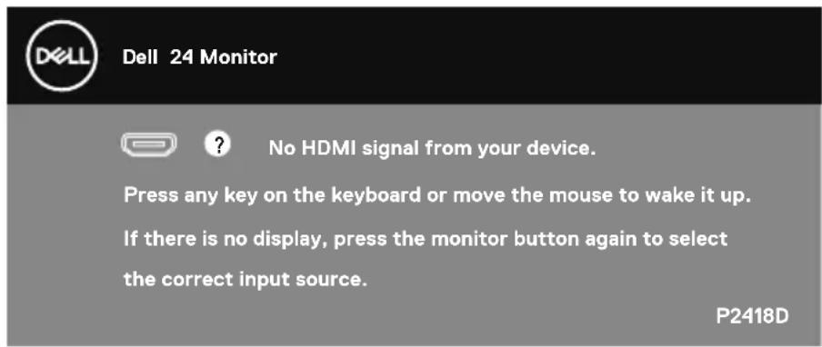 DELL Professional P2418D - OSD warning messages - 6