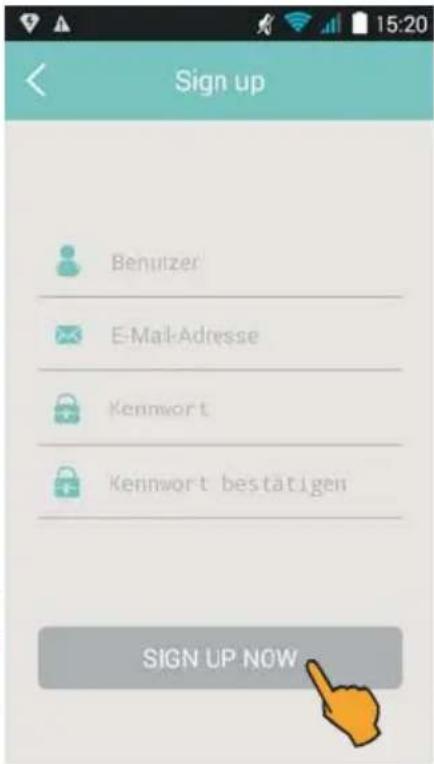 STABO 51090 - Einrichten eines Benutzerkontos/Kamera mit dem Mobilgerät verbinden - 4