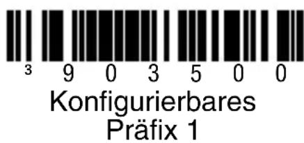 HONEYWELL Voyager MK9520 - Vom Benutzer konfigurierbares Präfix/Suffix - 4