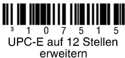 HONEYWELL Voyager MK9520 - UPC/EAN-Formatierung - 8