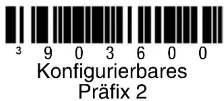HONEYWELL Voyager MK9520 - Vom Benutzer konfigurierbares Präfix/Suffix - 2