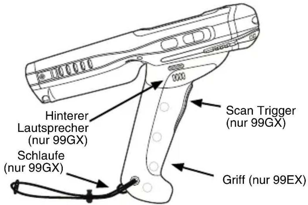 HONEYWELL Dolphin 99GX - Vorder- und Seitenansicht - 2