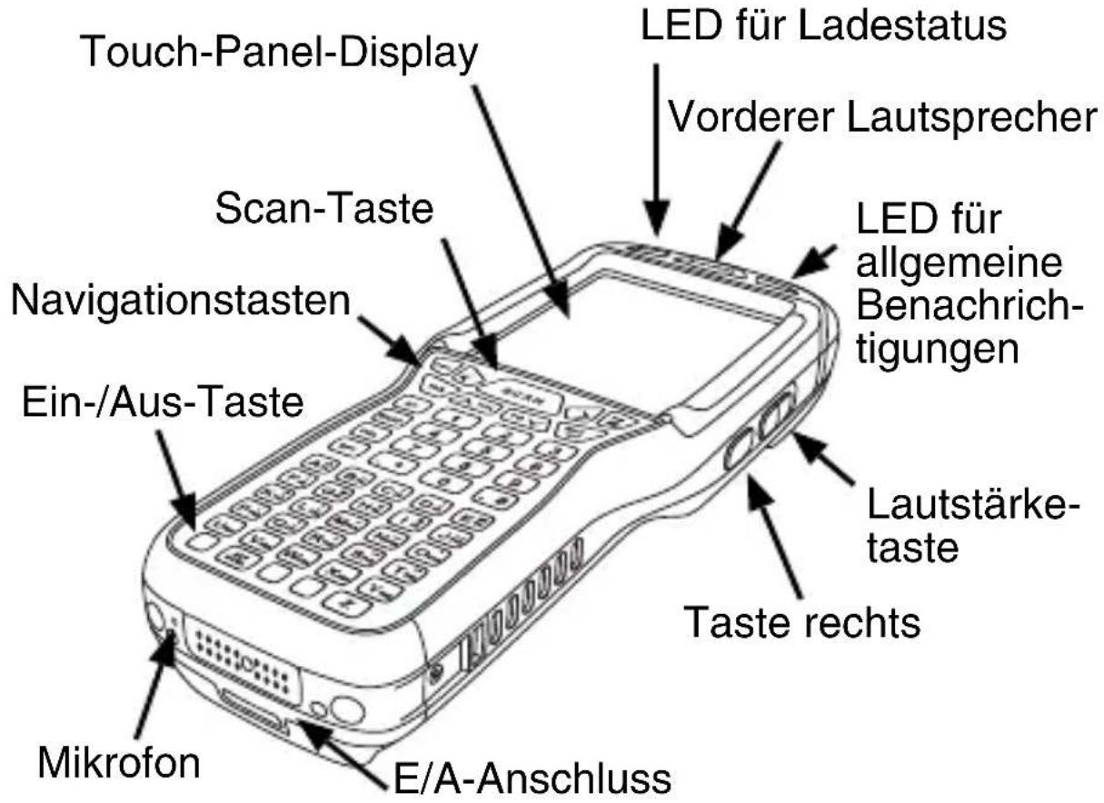 HONEYWELL Dolphin 99GX - Vorder- und Seitenansicht - 1
