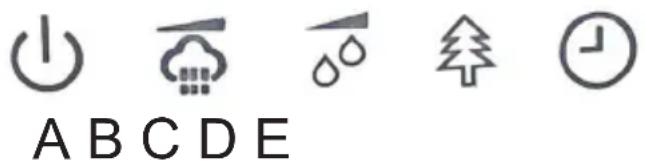 A B C D E