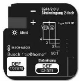Busch-Jaeger 83221AP-611 - Binäreingänge - 1